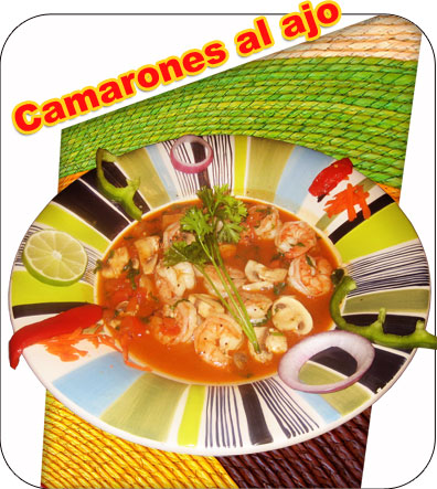 Camarones al ajo